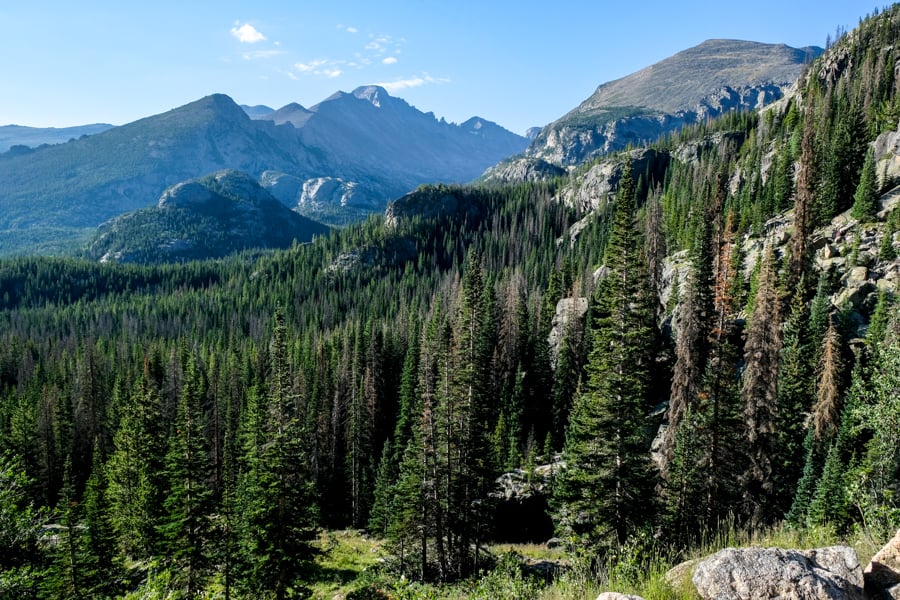 Dream Lake Colorado Trail Hike Rocky Mountain National Park Estes